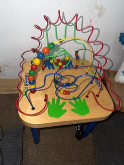 Finger Fun Kids Bead Maze Activity Table