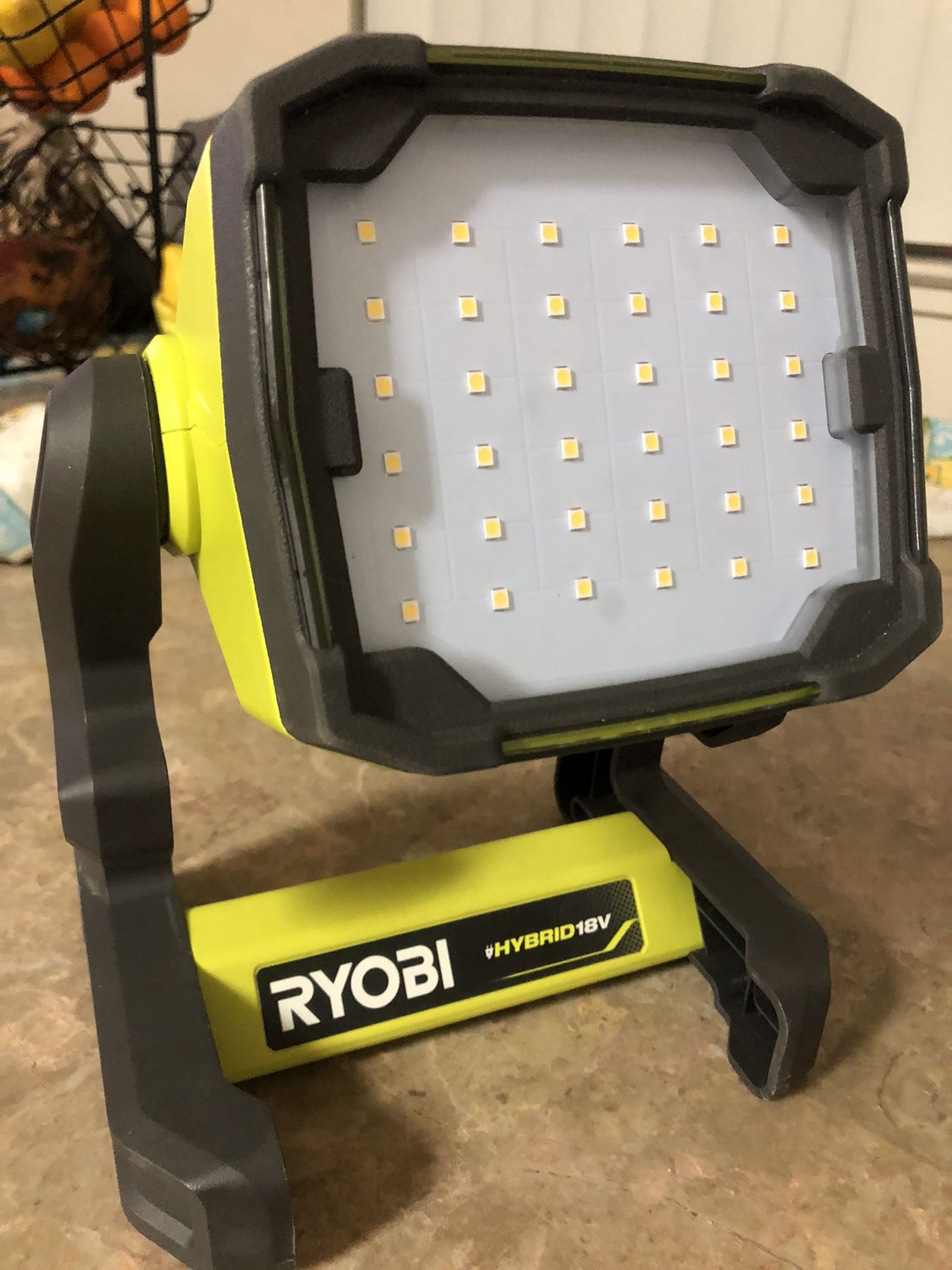 New Ryobi 18v Hybrid LED Flood Light Tool Only