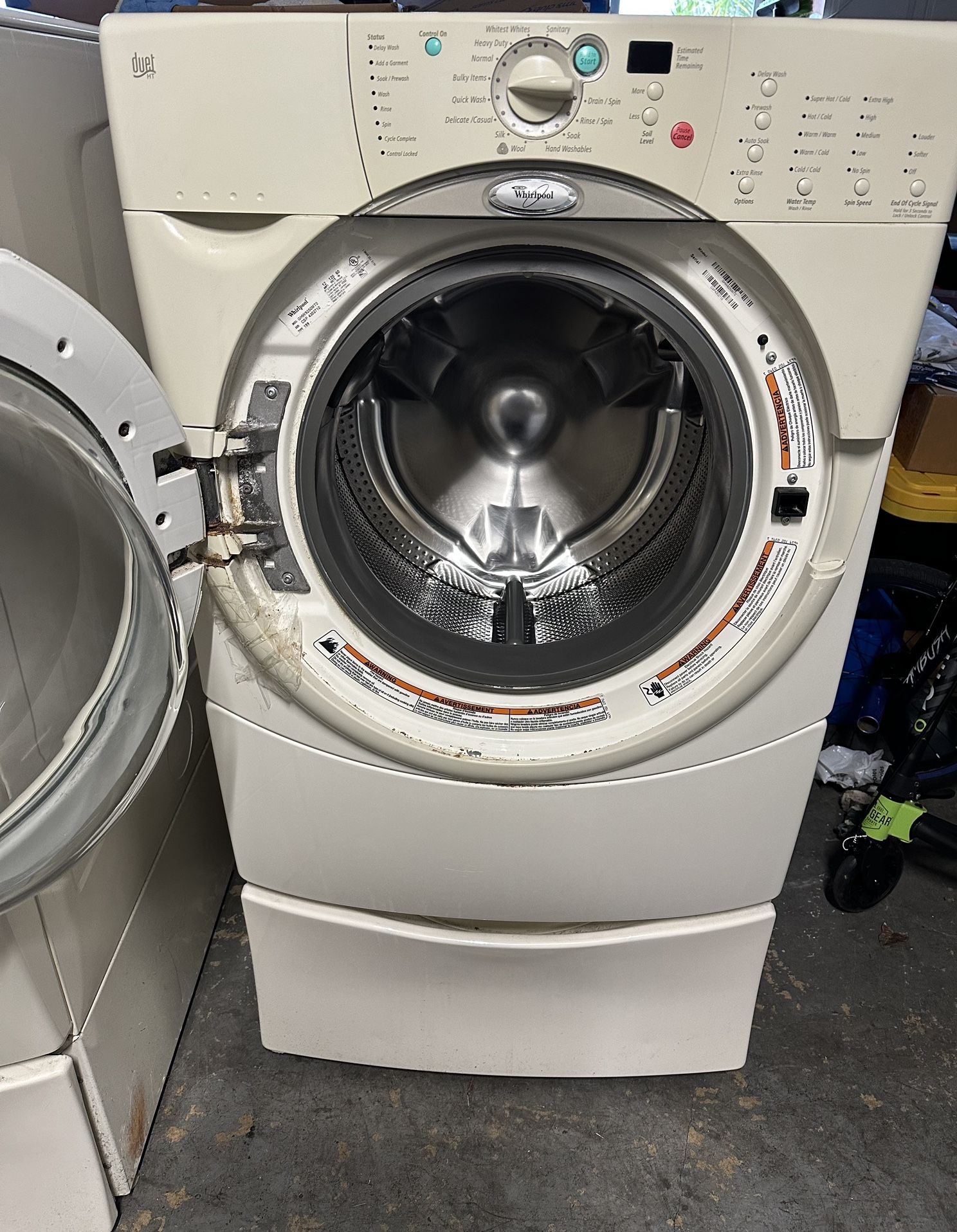 Whirlpool Duet Washer And dryer Used Selling Together for Sale in