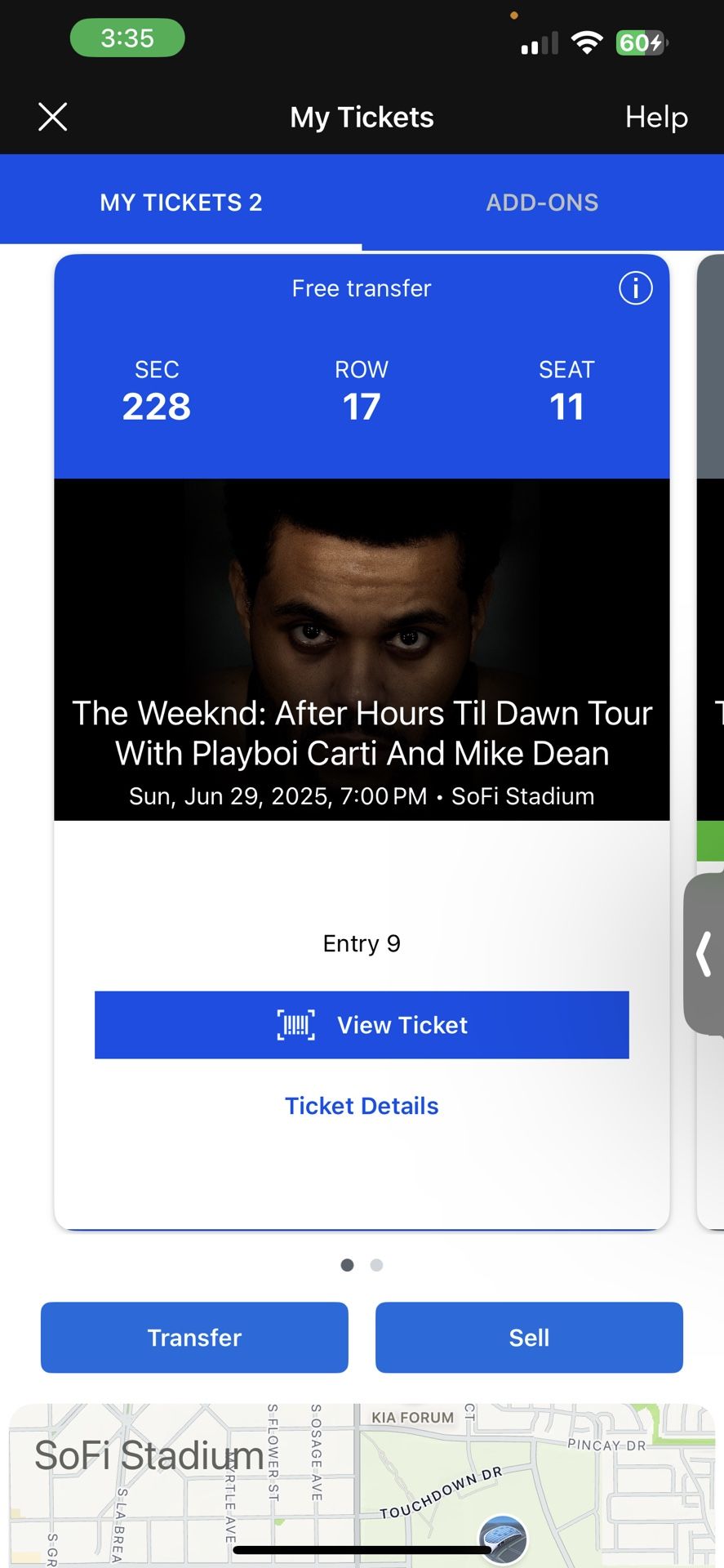 The weeknd after hours til dawn tour