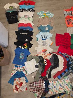 52 peice Boys clothes shoes pajamas 2t
