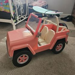 American Doll Jeep