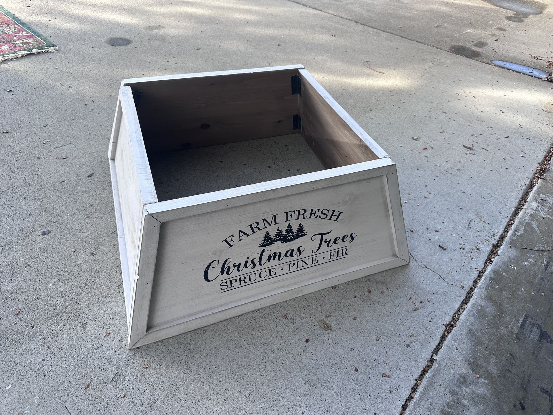 Christmas Tree Decorative Wood Base Cover