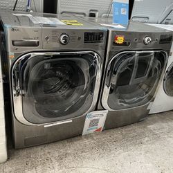 lg front load washer 5.2 cu feet dryer 9.0 cu feet set