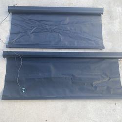 2 Black Shades For RV 