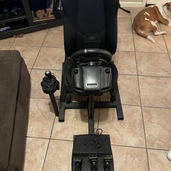 Xbox Series X, with Logitech G920 and Homemade Sim Rig