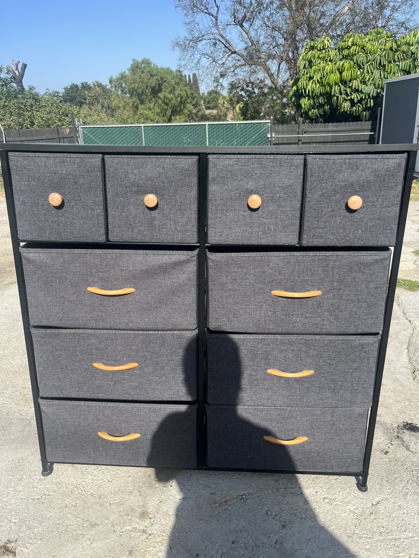 Dresser for Bedroom 10 Drawer Fabric Storage