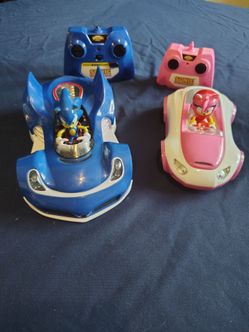 2 Used Remote Control Sonic Cars