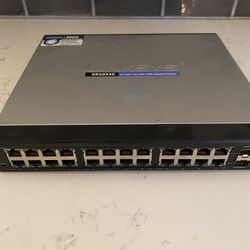 Linksys SR2024 24-port 10/100/1000 Gigabit Switch 