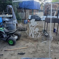 Glass Shower Door No Fram