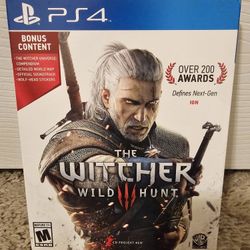 The Witcher Wild Hunt 3 Ps4