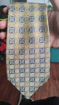 Men's Pattern Silk Italian made tie