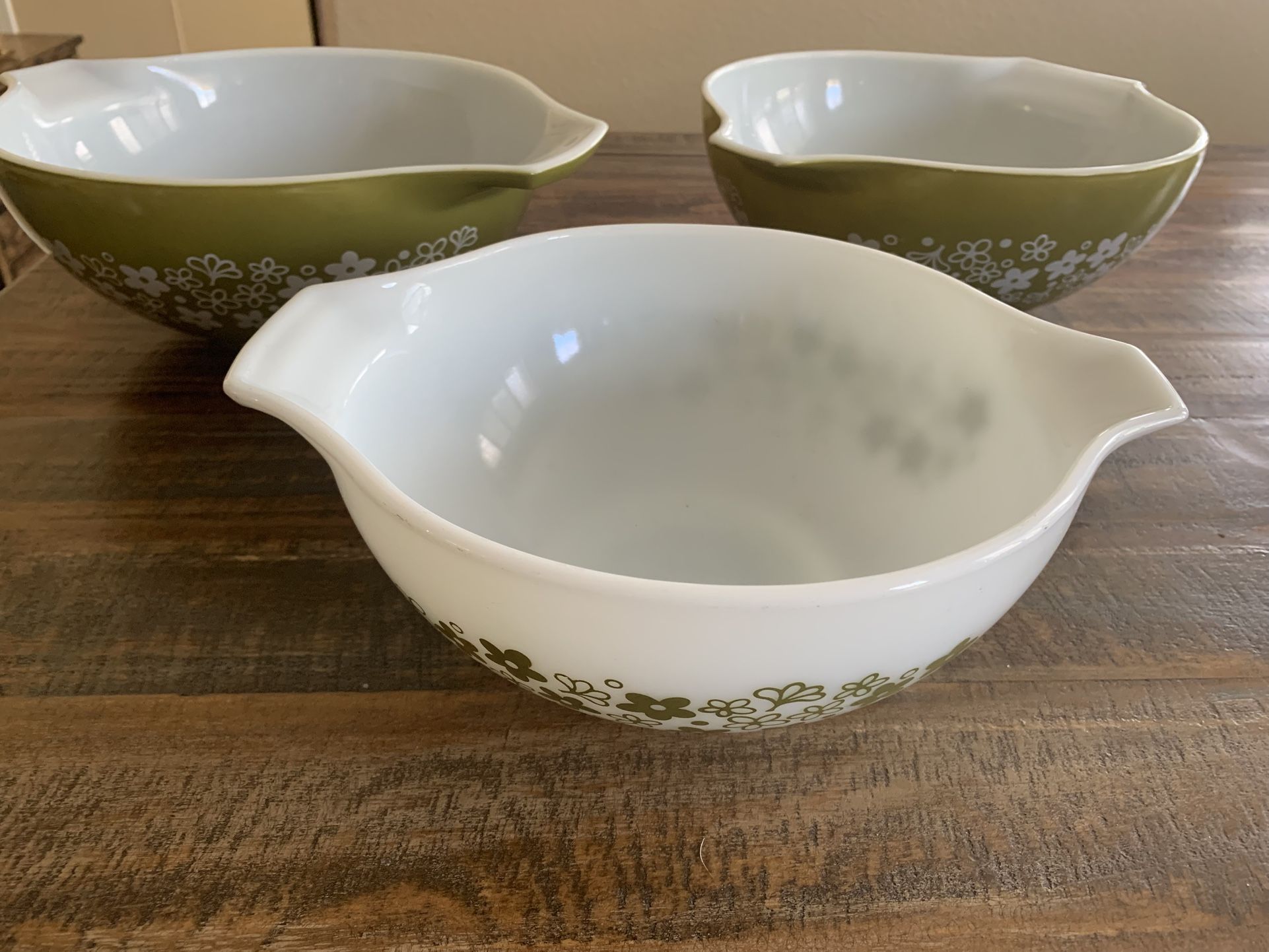 Pyrex Vintage Spring Blossom Mixing Bowls