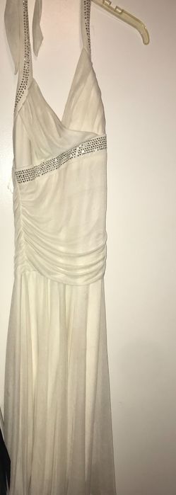 White dress worn once. Small or medium