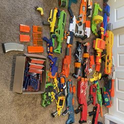 Nerf Guns Lot