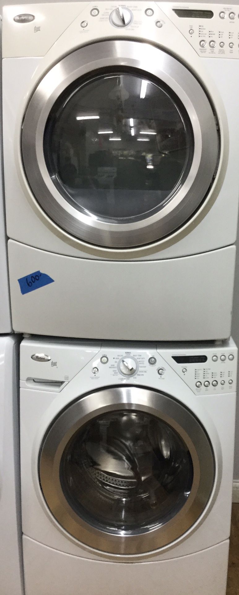 Whirlpool washer and a dryer