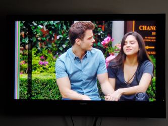 Sanyo 50inch TV works good just have line on side comes and goes