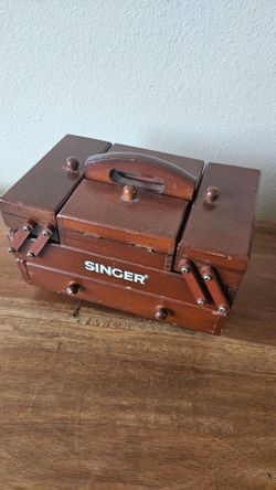 Mini Singer sewing box