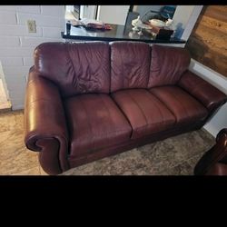 Leather Couch, Chair and Recliner