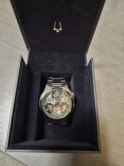 Bulova Gunmetal Automatic 46mm Mens Watch