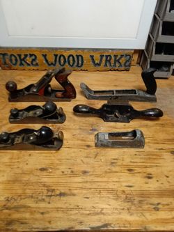 Lot of 6 Vintage Hand Planes
