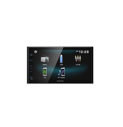 KENWOOD DMX115BT Double Din Car Stereo (45W x 4-Ch), 6.8" Touchscreen Display, Head Unit with Dual Bluetooth Connectivity, USB, A/V, & AM/FM Radio, Sl