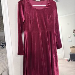Red Velvet Christmas Dress