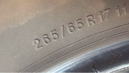 265/65/17 Michelin (2 Tires) $60.00/Both