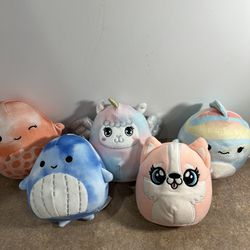An Assortment of Squishmallow Plushies at $9 Each