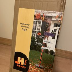 Halloween Indoor/Outdoor Street Sign
