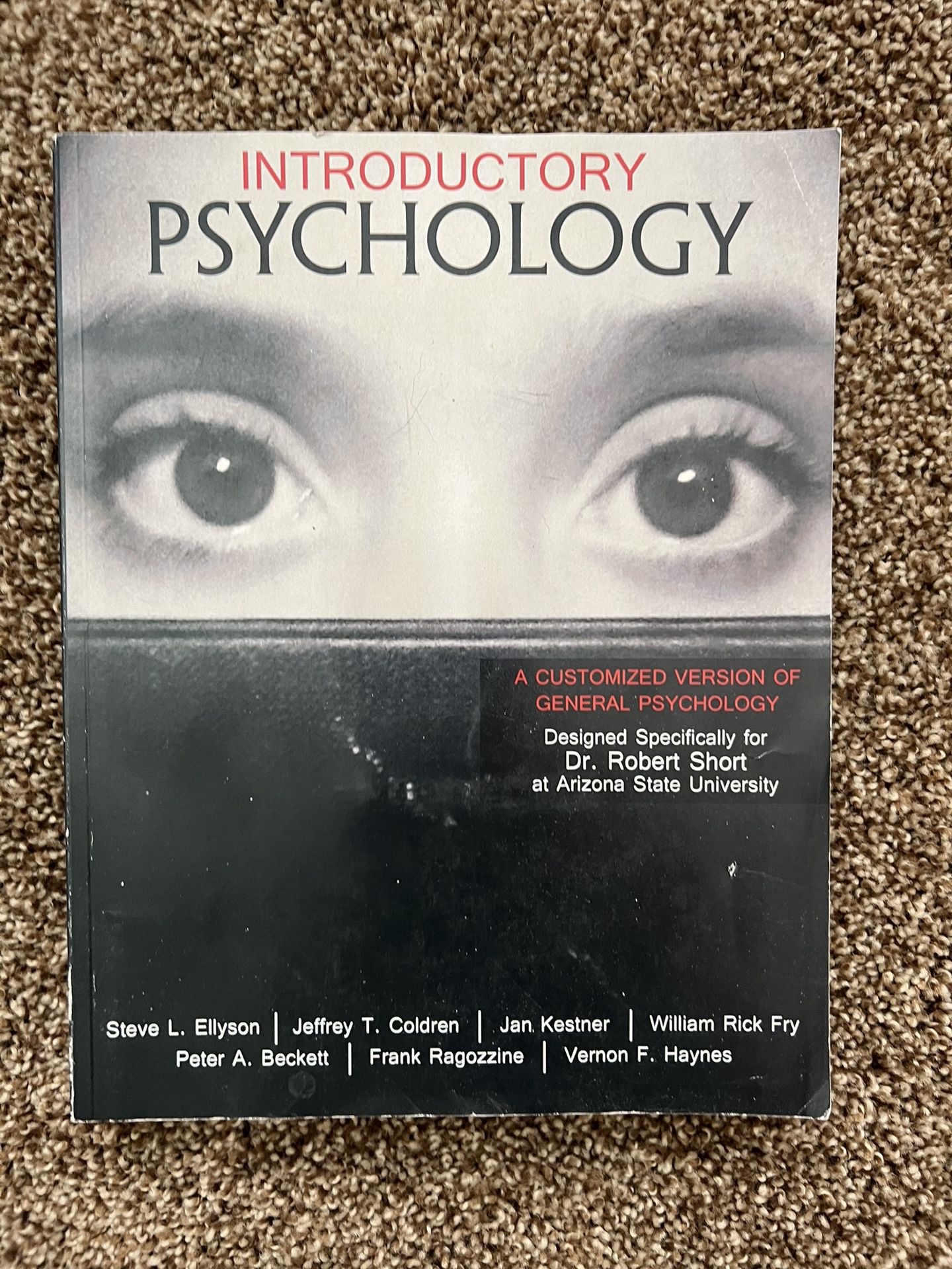 Introductory Psychology College Book