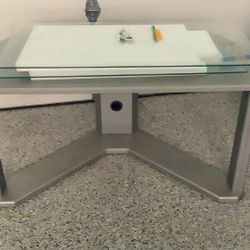FREE TV STAND  With Glass Shelves-Excellant