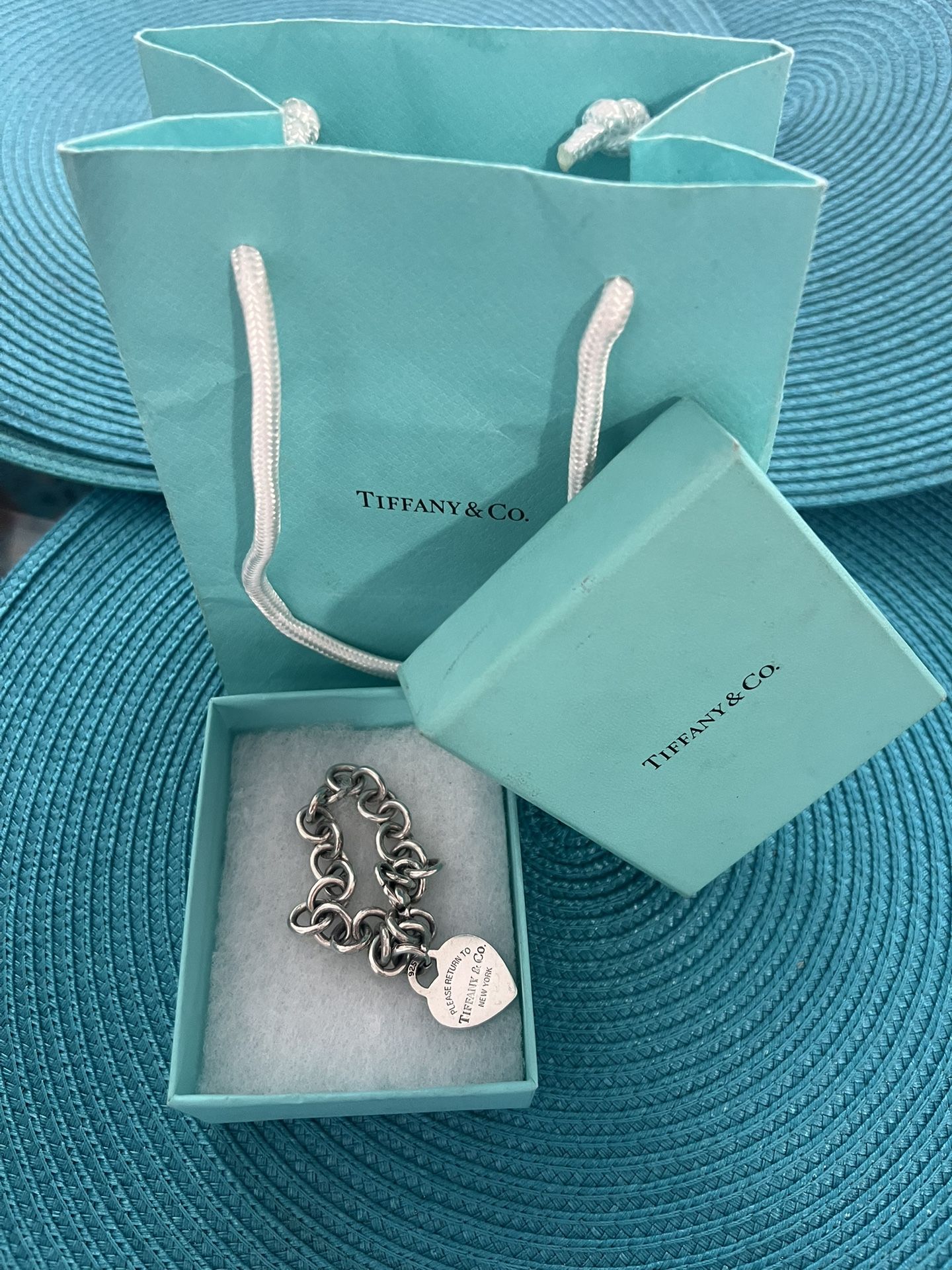 Authentic Tiffany & Co Heart Tag Bracelet