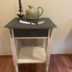 Side Table / Night Stand With Drawer