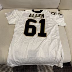 Roger Allen #61 NO Saints Team Player Issued & Worn Jersey NFL Missouri Western