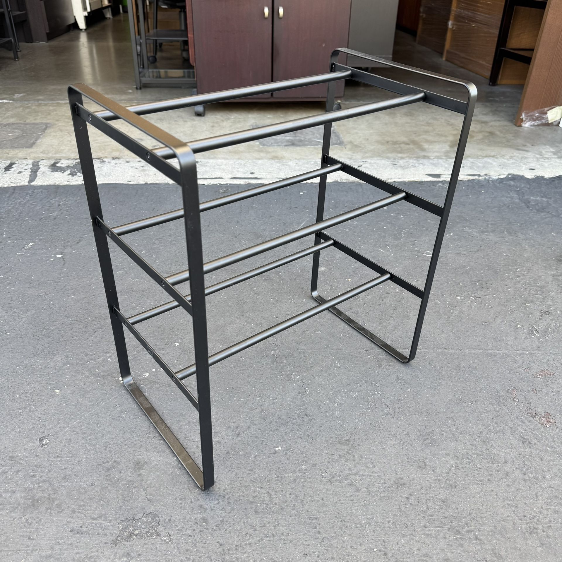 Yamazaki Three-Tier Expandable Shoe Rack from West Elm Excellent Condition Like New