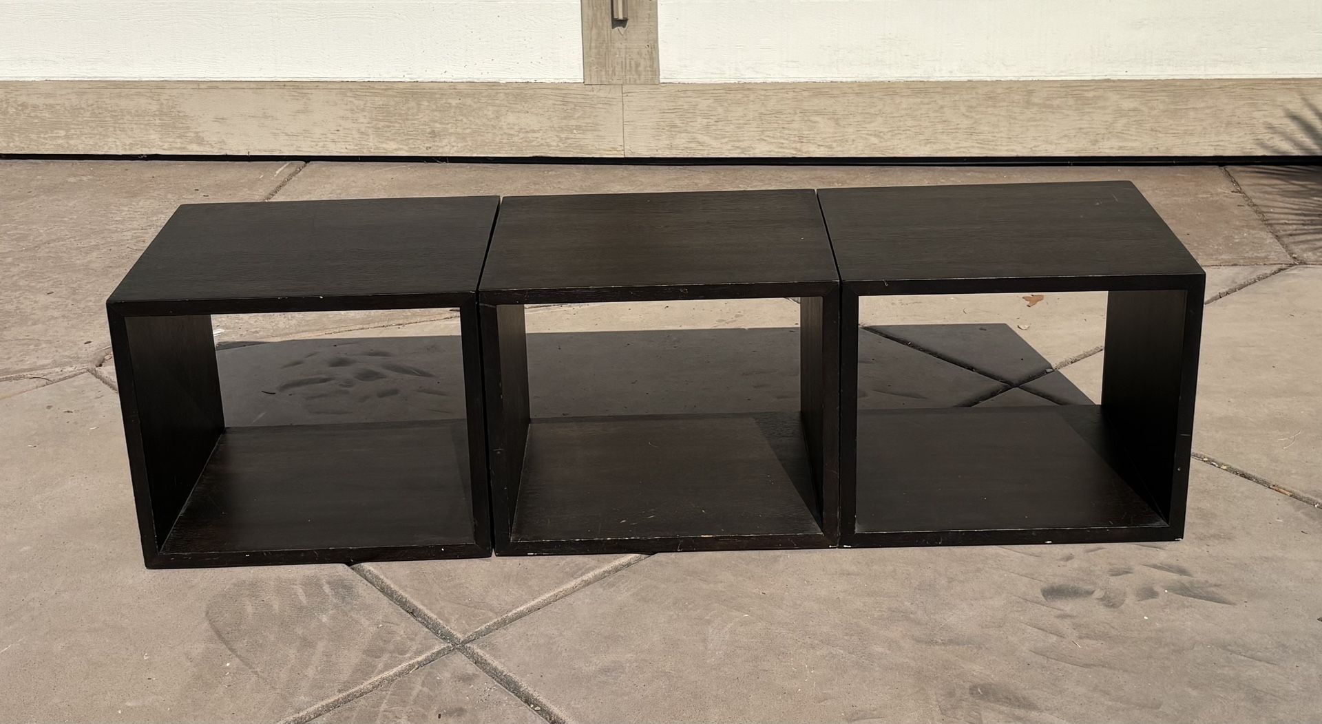 West Elm End Tables, Cubes Or Cushioned Bench