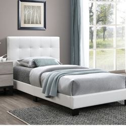 Brand New Twin Bed with Mattress / Cama Twin con Colchón Nuevo a Estrenar … Delivery 🚚 