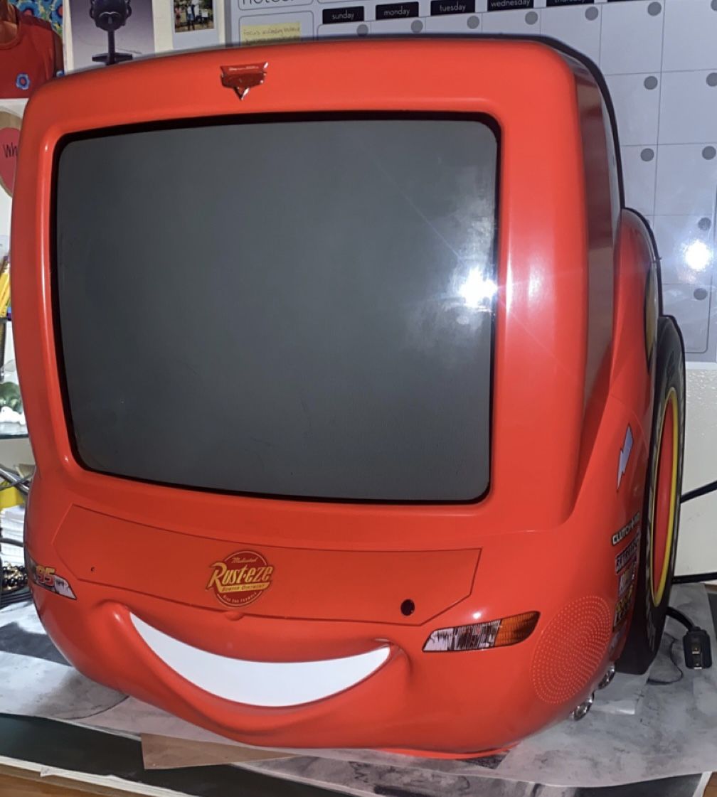 Disney Pixar Cars CRT Lightning McQueen Tv