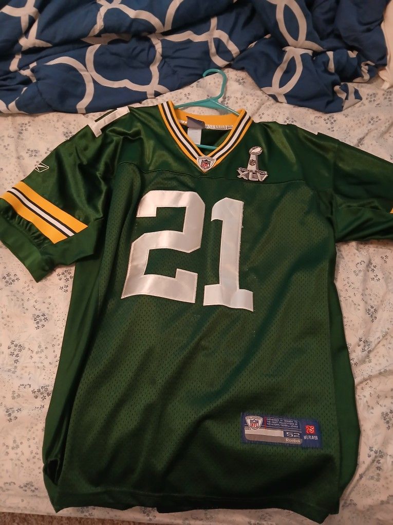 Super bowl Authentic Charles Woodson Jersey size 52 excellent condition