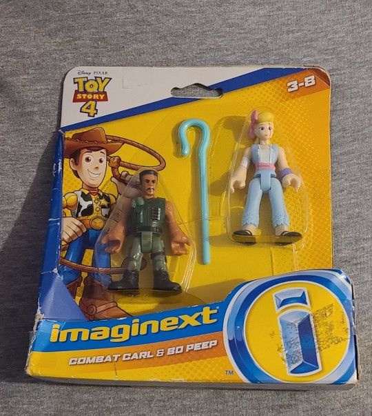 Fisher-Price Imaginext Disney Pixar Toy Story Combat Carl And Bo Peep