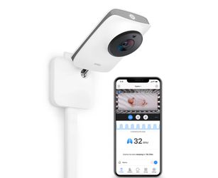 Miku Pro Smart Baby Monitor with Wall Mount Kit