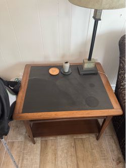 Vintage walnut table