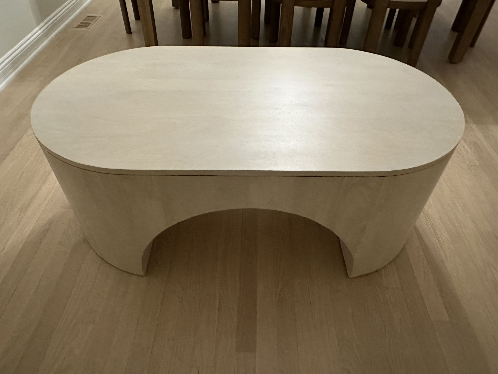  Mango Wood 48" Arch Coffee Table $250/ Obo (open Box)