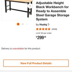 Husky Work Bench 
