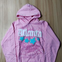 Sp5der Atlanta Pink Hoodie