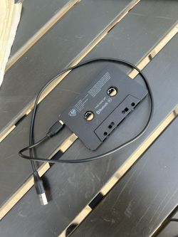 Car Audio Bluetooth Wireless Cassette Receiver, Tape Player Bluetooth 5.0 Cassette Aux Adapter, Black