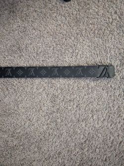 All black lv belt