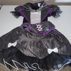 Used Girls Jack Skellington Costume, Steampunk Girl Costume