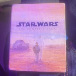 **REDUCED $35.00 STAR WARS THE COMPLETE SAGA dvd Blu-Ray